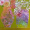 "Ann's Fleurs" acrylic on canvas 8x8 sold